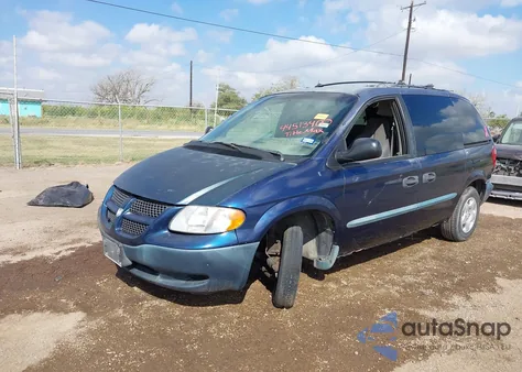 2002 Dodge Caravan Se из США, поврежденный, VIN 1B4GP25372B740917